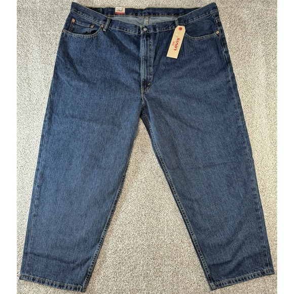 Levi's 560 Comfort Mens Blue Jeans Tapered Leg *BRAND NEW* Big & Tall Size 50x30 - Picture 1 of 5